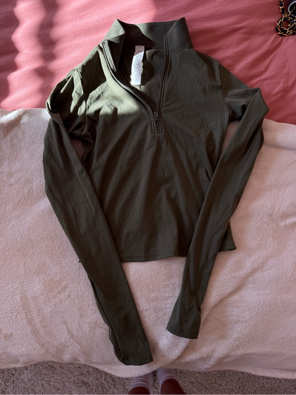 ALO Softsculpt Precision 1/4 Zip Long Sleeve - Picture 2 of 2